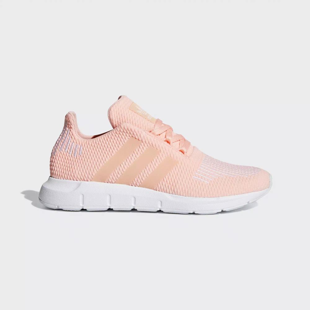 Adidas Swift Run Tenis Rosas Para Niño (MX-21137)